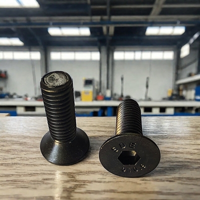 Verzoek van de klant legeringsstaal Volle draad Flat Countersunk Head Hex Socket Cap Schroef