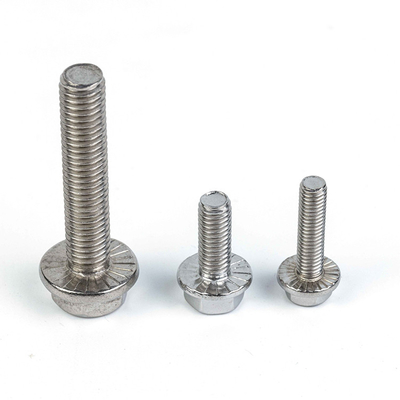 Gepersonaliseerde 304 316 A2 A4 Hex Flange Titanium Machine Thread Bolt voor roestvrij staal