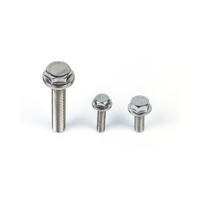 Gepersonaliseerde 304 316 A2 A4 Hex Flange Titanium Machine Thread Bolt voor roestvrij staal