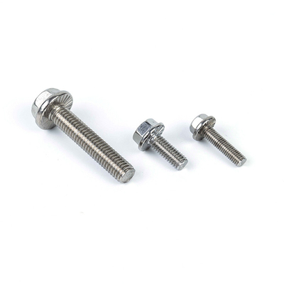 Gepersonaliseerde 304 316 A2 A4 Hex Flange Titanium Machine Thread Bolt voor roestvrij staal