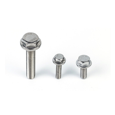 Metrische punt roestvrij staal hex flensbout M6 M10 met GB standaard