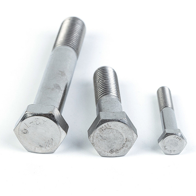 DIN931 roestvrij staal hex hoofdbout Hex half draadbout 4.8 5.8 8.8 M12 M16
