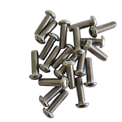 Roestvrij staal ronde M2 M2.5 Countersunk Hex hoofdbout voor mechanische en elektrische
