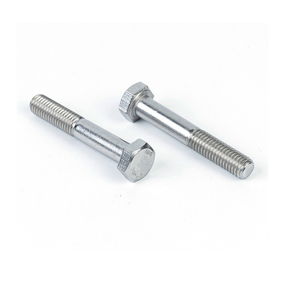 Aanpasbaar DIN931 roestvrij staal Klasse 5.8 M6 * 25mm Hexbout met gegalvaniseerde afwerking