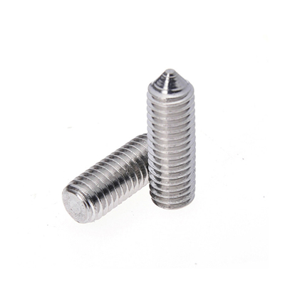kracht Hexagon Socket Set Schroeven met kegelpunt in roestvrij staal voor machines