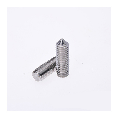 Panhead Hexagon Socket Set schroeven met kegelpunt in SS304 SS316 roestvrij staal