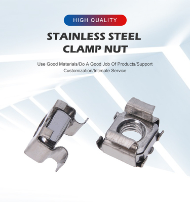 M6 M4 M8 M10 Edelstaal OEM M6 Cage Nuts voor andere meetsystemen