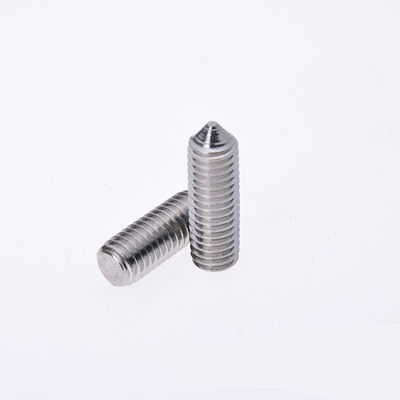 Stainless Steel M10 Hex Socket Set Schroef met kegelpunt en INCH-metingssysteem