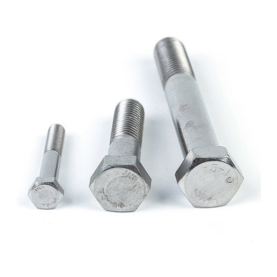 Stokdraad Hex Bolt roestvrij staal DIN-standaard met een eenvoudige afwerking