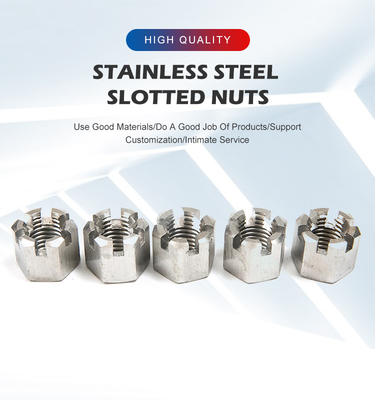 Roestvrij staal Aangepast koolstofstaal Ronde zelfvergrendelende moeren Aluminium Truck Lock Nuts
