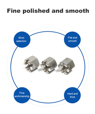 Roestvrij staal Aangepast koolstofstaal Ronde zelfvergrendelende moeren Aluminium Truck Lock Nuts