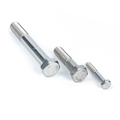 Aanpasbare grootte M8 M10 M12 M16 roestvrijstalen draad Hexagonale kopbout voor klepbouten