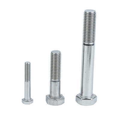 Plain Finish Roestvrij staal Hex Bolts Nuts Washers voor een sterke en duurzame bevestiging