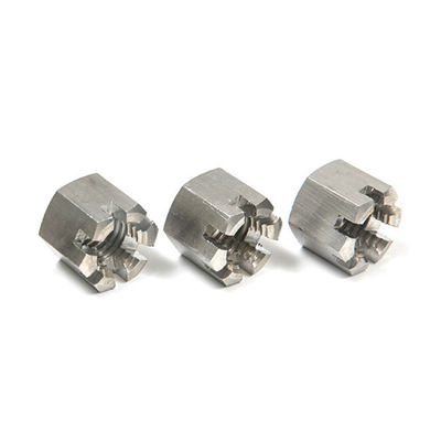 DIN935 DIN937 Roestvrij staal 304 32750 2205 Zwaar werk kasteel slot Hex Slotted noten