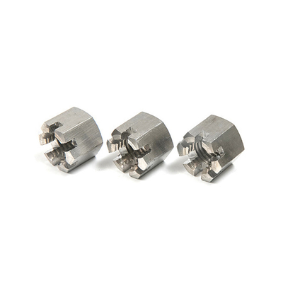 DIN-standaard A2-70 geslepen kasteel Hex-noot M14 M16 M20 Hexagonale vergrendelingsnoot Andere afwerking