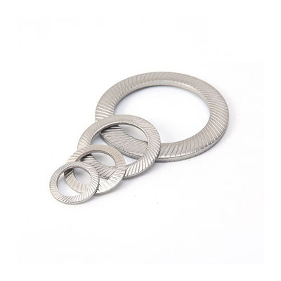 Roestvrij staal DIN9250 304 gezaagde tand gekneusde schijf veerwasser met besturing