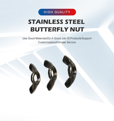 DIN315 Carbon Steel Wing Nut Butterfly Nut Screw Bolt Nut voor ander meetsysteem
