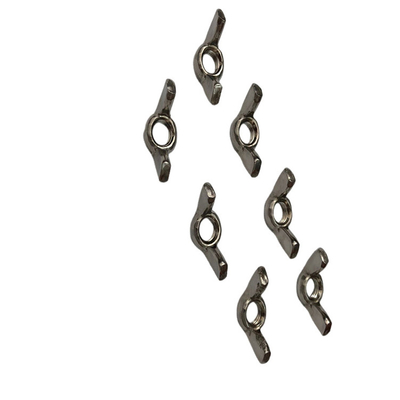 Standaard DIN roestvrij staal M6 M8 M10 Wing Nut Din315 Ss304 Butterfly Nuts
