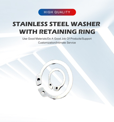 Plain Finish Rustvrij staal vasthoudende buitenste cirkel Snap Ring voor schachtverbinding