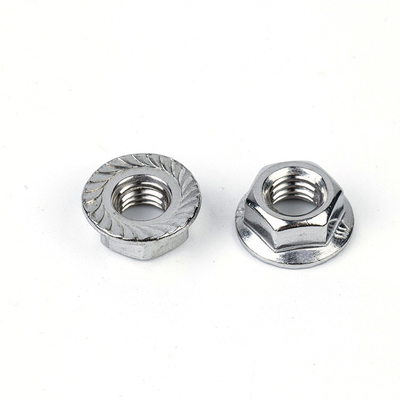 DIN6923 Standaard roestvrij staal 304 Flange Nylock Nut M3 M4 M5 M6 M8 M10 voor controle