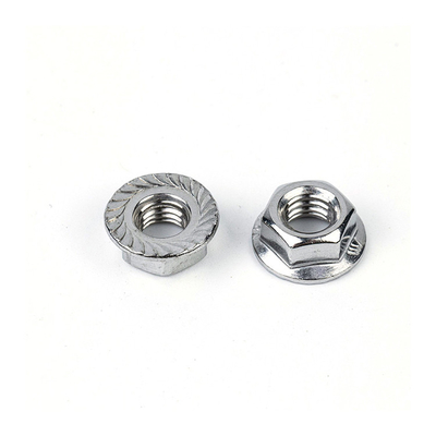 DIN6923 Standaard roestvrij staal 304 Flange Nylock Nut M3 M4 M5 M6 M8 M10 voor controle