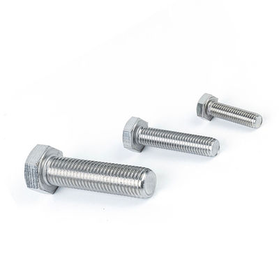 Plain Finish DIN933 roestvrijstalen moeren en bouten voor machineverbouwing