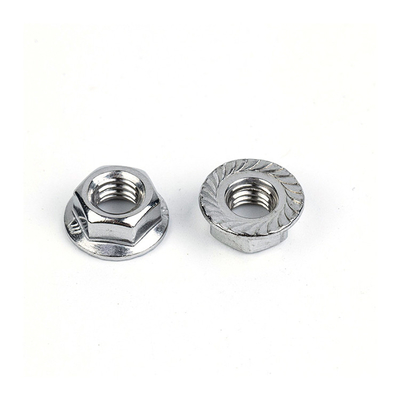 Meetsysteem Keizerlijke inch Klasse 6 Hexagon Hex Head Serrated Spinlock Flange Nut