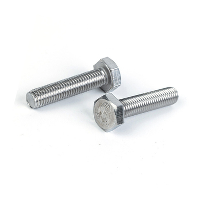 Full Thread Hex Head Bolts in GB standaard roestvrij staal voor aangepaste toepassingen