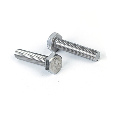 Full Thread Hex Head Bolts in GB standaard roestvrij staal voor aangepaste toepassingen
