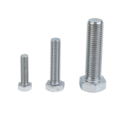 Full Thread Hex Head Bolts in GB standaard roestvrij staal voor aangepaste toepassingen