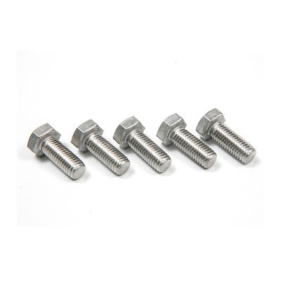 Plain Finish High Strength Alloy Steel Fixing Screws Connecting Bolts voor zware werkzaamheden