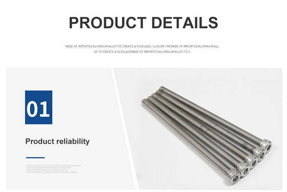 Roestvrij koolstofstalen cilinderkop zeshoekige inbusbouten DIN912 M8 bouten