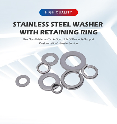 DIN 125/DIN 9021 Flat Pad Metal Gasket Hardware Screw Gasket in 304 roestvrij staal