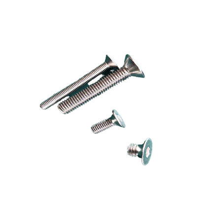 Plain Finish Custom Screws DIN7991 Aluminium Countersunk Hex Drive Flat Head M3 *16 Hex Socket DIN 7991
