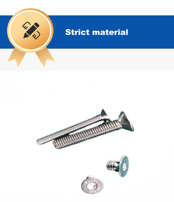 Plain Finish Custom Screws DIN7991 Aluminium Countersunk Hex Drive Flat Head M3 *16 Hex Socket DIN 7991