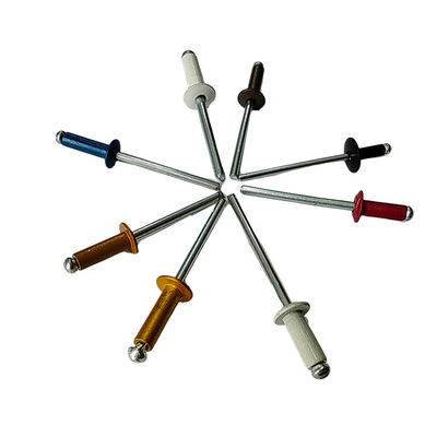 Stalen doorsnede 3,2-4,8/5 mm Anti-vibratie gekleurde ronde kop pop rivetten voor oceanic