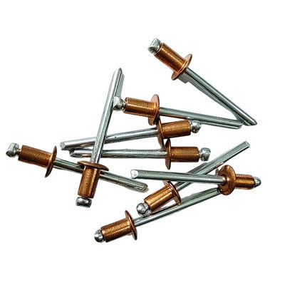 Versatile koperen open-end ronde kop pop rivetten voor industriële marine en bouw
