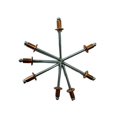Monsternvrij Messing Open End Ronde Hoofd Rivets voor Automotive en Marine toepassingen