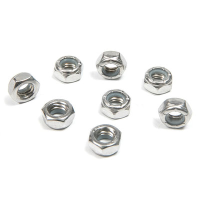 UNC roestvrij staal fijn draad hex nylon insert vergrendelingsnoot controle en andere afwerking