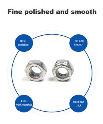 100% geïnspecteerd naylon slotnoot van roestvrij staal DIN985 voor zware toepassingen