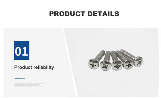 Metrisch meetsysteem DIN JIS ISO roestvrij staal Phillips Pan Head machine schroef