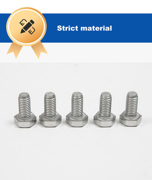 304 306 Roestvrij staal Hex Full-Grounded Schroef Hexgaon Hoofd Bolt in met DIN Standard