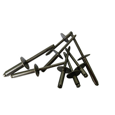 Open type roestvrij staal pop rivetten grote rand ronde kop met cnc draaibank apparatuur