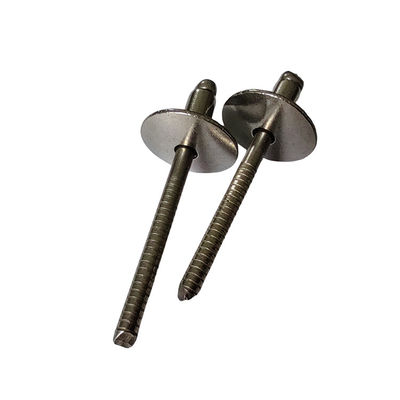 Open type roestvrij staal pop rivetten grote rand ronde kop met cnc draaibank apparatuur