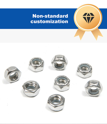 UNC roestvrij staal fijn draad Hex Nylon Insert Lock Nut 100% controle en betaalbaar