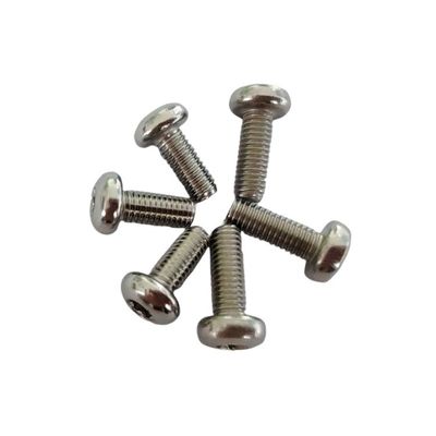 Volstrengend draad type roestvrij staal Tamper proof knop hoofd beveiligingsschroeven met pin