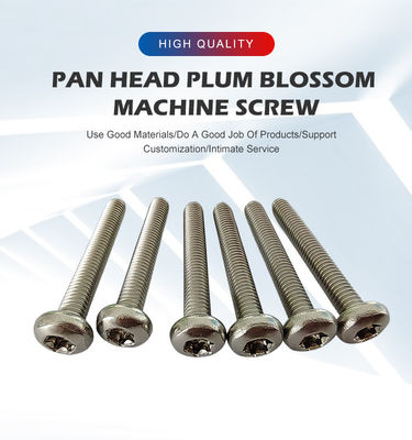 Volledige draad M2-M12 A-niveau roestvrij staal knoop Torx hoofd schroef met pin