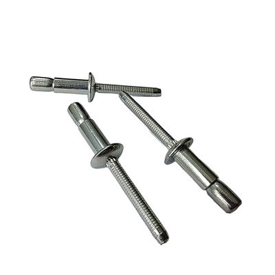 Goedkope Interlock SSPI-serie Carbon Steel Blind Rivets 20mm Lengte Helder afwerking