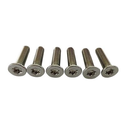 Roestvrij staal Ronde platte kop Torx schroefmachine Zelfkoppelende schroef Volle draad M3 M10