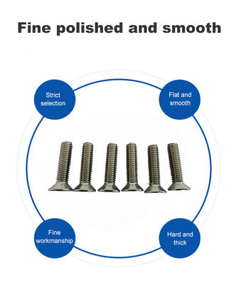 Roestvrij staal Ronde platte kop Torx schroefmachine Zelfkoppelende schroef Volle draad M3 M10
